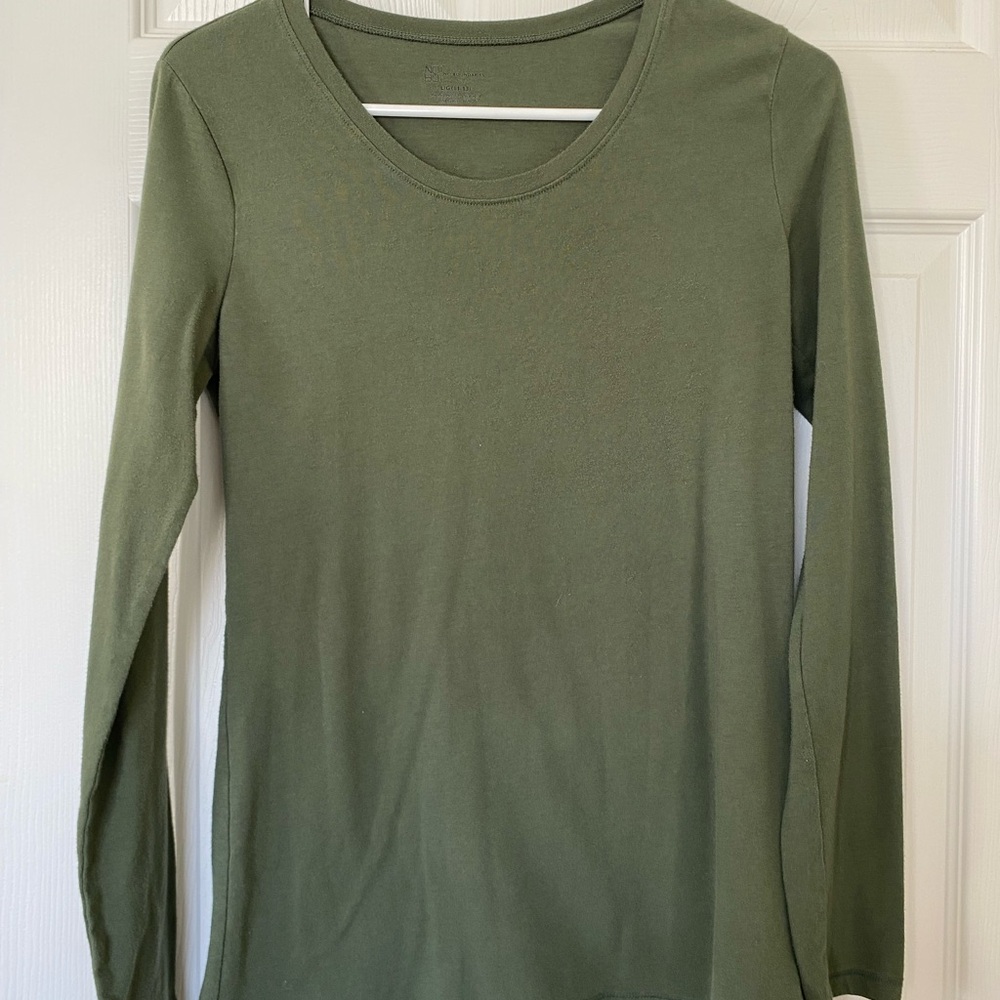 No Boundaries Sage Long Sleeve Tee